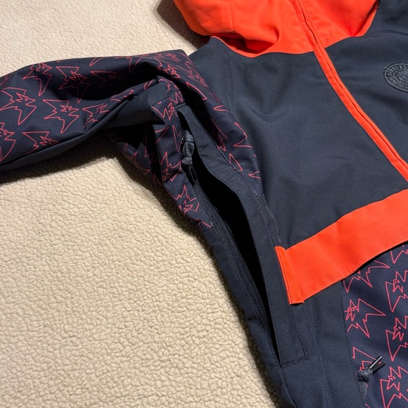 Airblaster Youth Trenchover Snowboard jacket Ski jacket Kids Medium - Picture 6 of 11